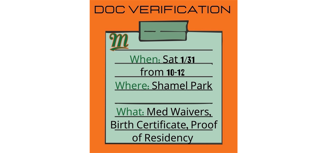 Spring 2026 Document Verification Date